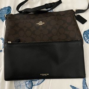 Coach East/West Pop Leather Crossbody bag